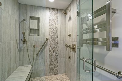 Tile and Stone Shower Features